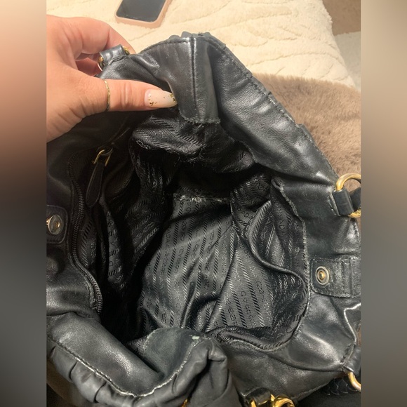 Prada tessuto nylon bauletto bow bag crossbody - Picture 16 of 16